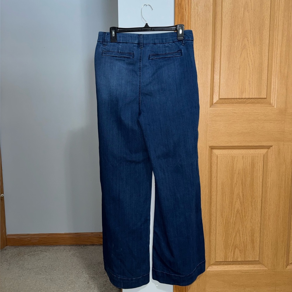 BCBGeneration Women’s Dark Washed High Rise Denim Trouser Pants Size 11/30 - Picture 2 of 5